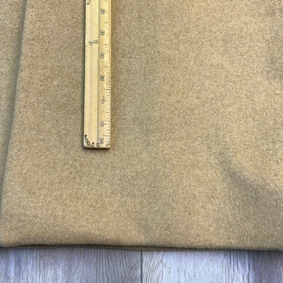 Abercrombie & Fitch Overcoat Mens XL Beige 3 Button Coat Topcoat Wool Blend Men - Picture 6 of 11